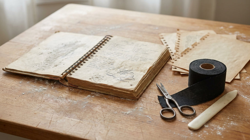 How to Fix a Spiral Bound Cookbook Falling Apart: A 4-Step Kitchen-Table Repair