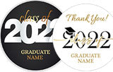 New: Custom Graduation Invitation & Thank You Labels