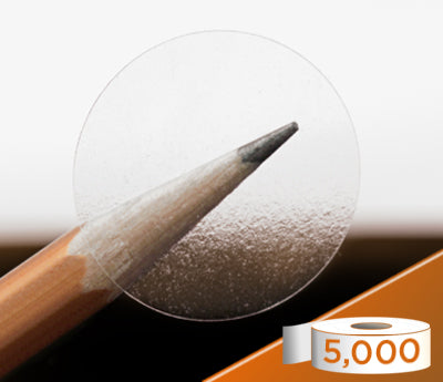 Round 1-inch White Wafer Tab Seals - 1 Roll of 5,000 w8sp Round 1-inch White Wafer Tab Seals - 1 Roll of 5,000 w8sp