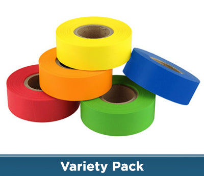 3/4 wide x 500 Rainbow Labeling Tape 16 Rolls