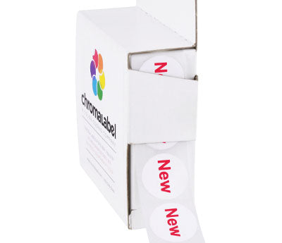 ChromaLabel 3/4 Round New Labels | Removable Adhesive: 1,000/Box