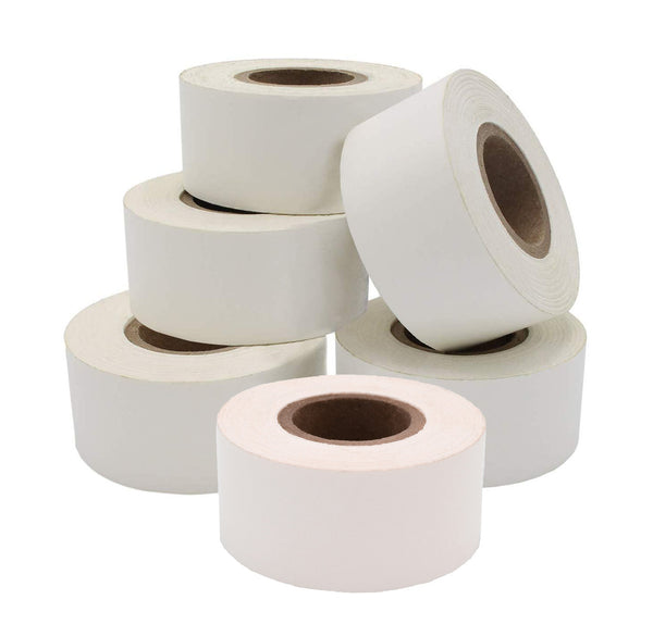 1" x 500" Removable Tape Value Pack, White, 6 Rolls, 500"/Roll