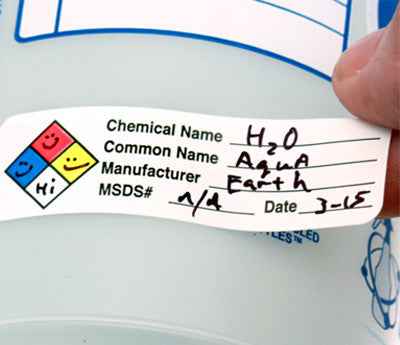 Writing on HMIG Label