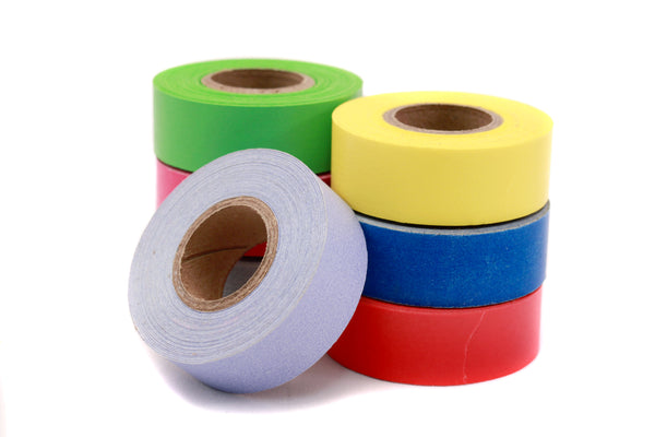 rolls of color coding tape 