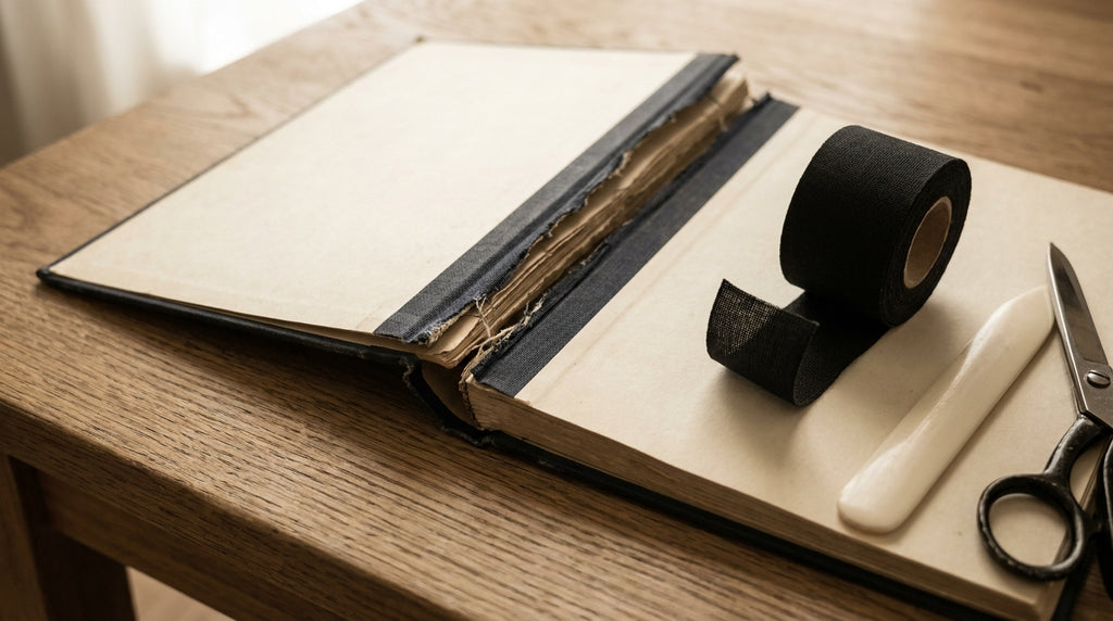 Yearbook Hinge Repair Tape Acid Free: The 20-Minute Fix That Lasts 50 Years
