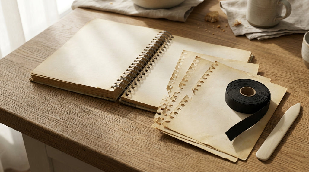 How to Fix a Spiral Bound Cookbook Falling Apart (4 Simple Steps)