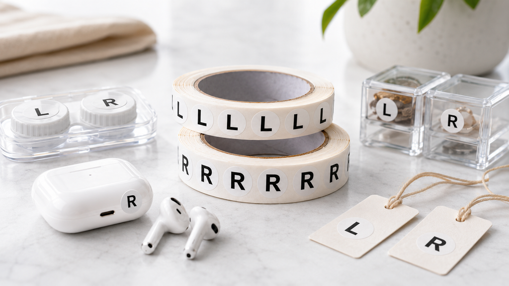 L & R Stickers: Simple Ways to Mark Left and Right Items