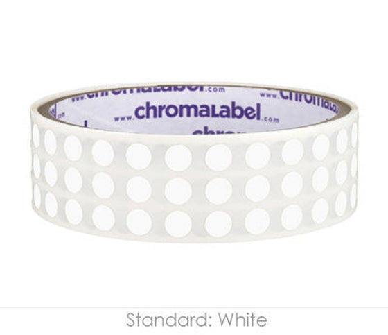 1/4" Permanent Round, Color-Code Dot Stickers: 1,000/Roll