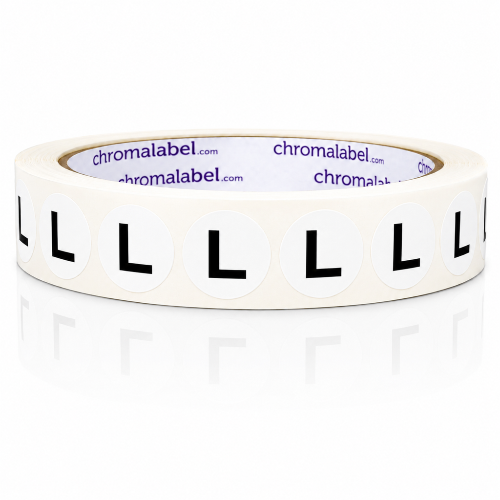 Letter L Stickers - Small 1/2