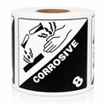 Corrosive Labels DOT Class 8 - 4
