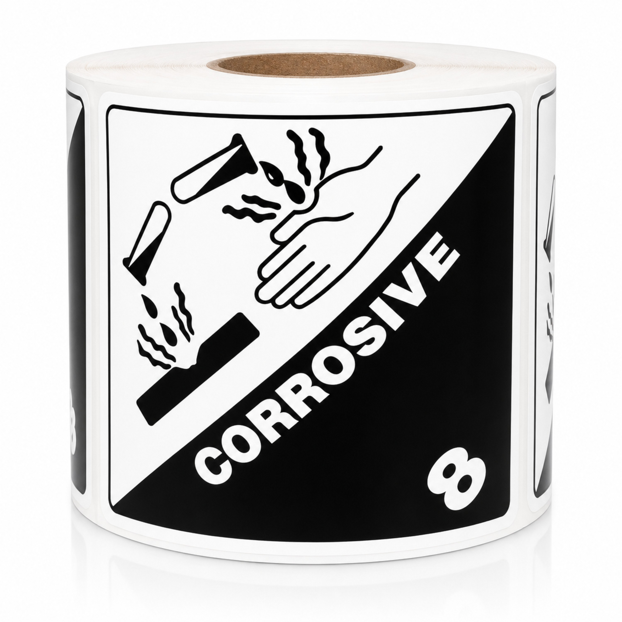 Corrosive Labels DOT Class 8 - 4