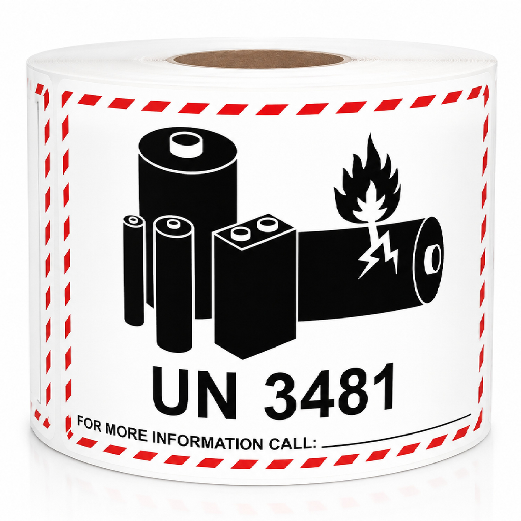 UN3481 Lithium Battery Labels - 3