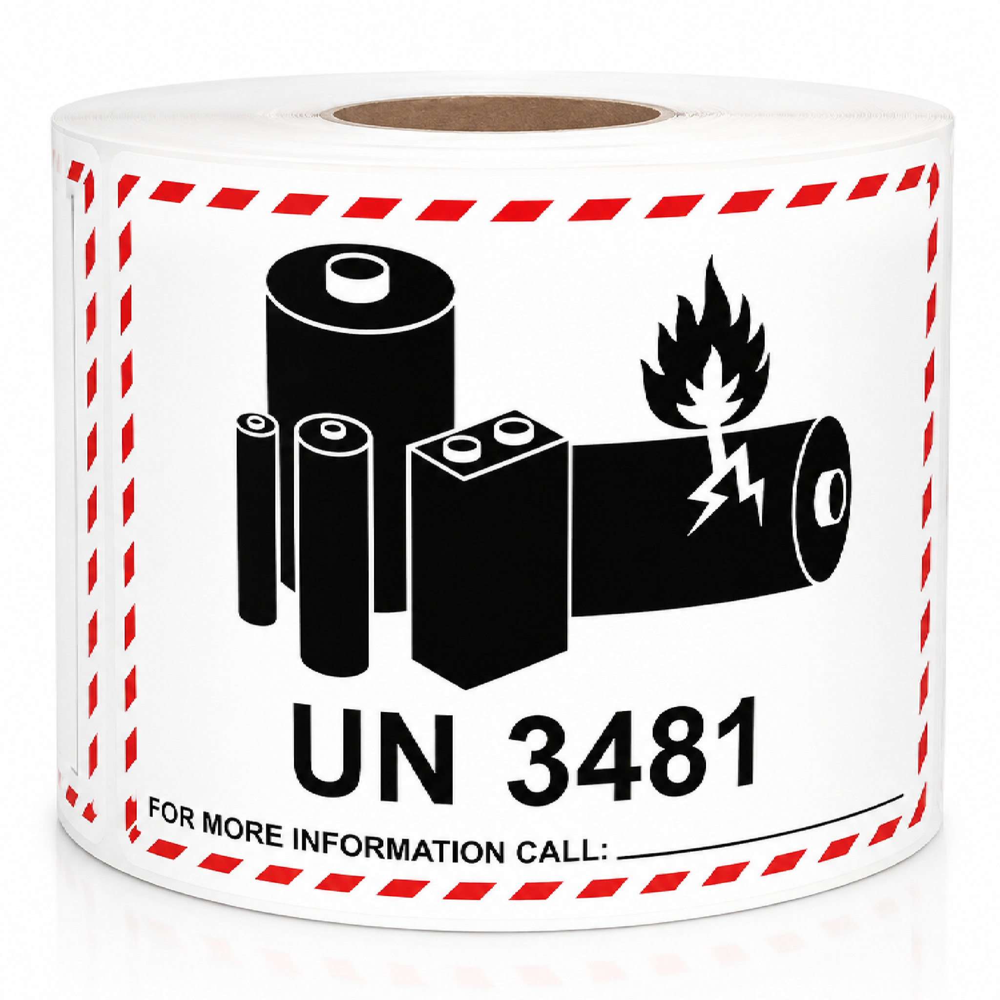 UN3481 Lithium Battery Labels - 3