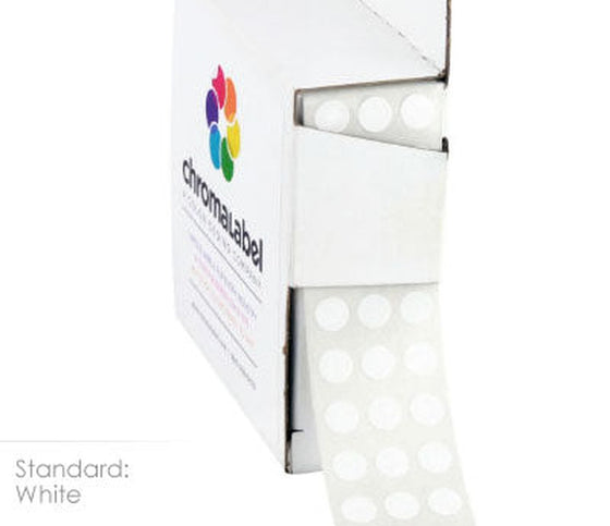 1/4" Permanent Round, Color-Code Dots: 1,000/Box