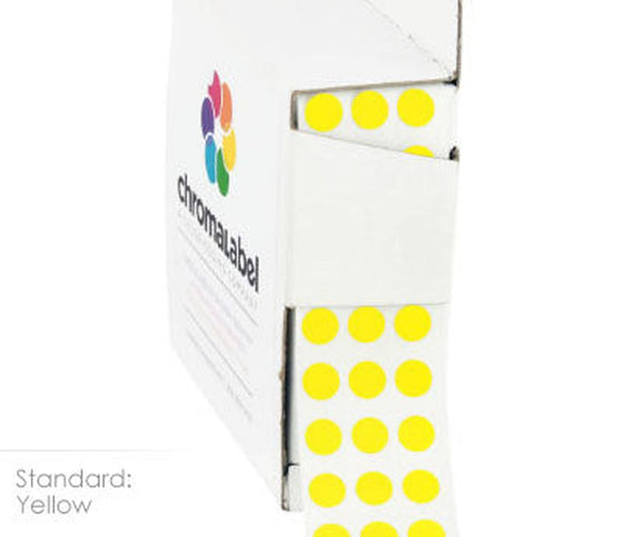 1/4" Permanent Round, Color-Code Dots: 1,000/Box
