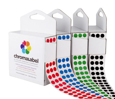 0.25" Color Coding Sticker Dots