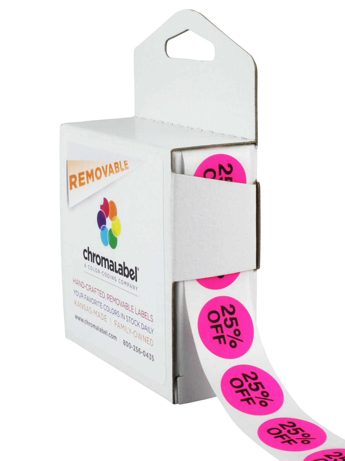 3/4 in Round Sale Labels | Removable Adhesive, 25% OFF