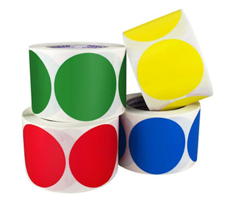 3 Inch Color Stickers 3