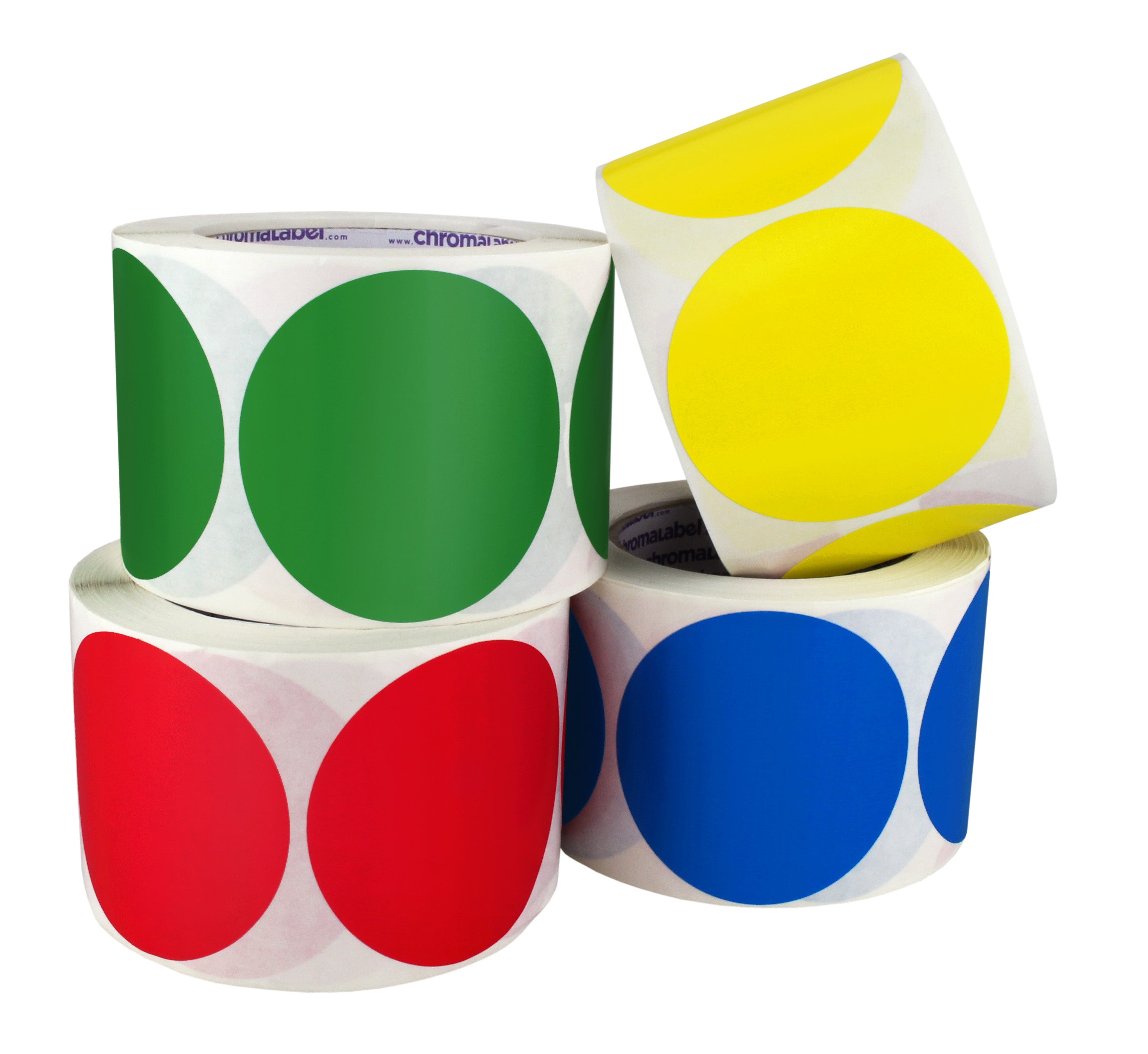 3 Color-Code Stickers-dot-stickers-500-stickers-per-dispenser-box