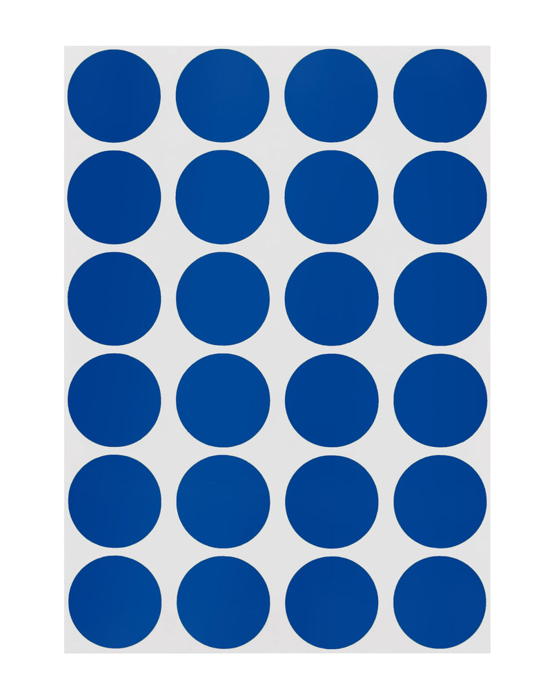 3/4" Permanent Round, Color-Code Dots: 1,008/Pack – Dark Blue
