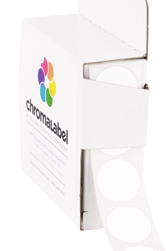 3/4" Permanent Round, Color-Code Dots: 1,000/Box