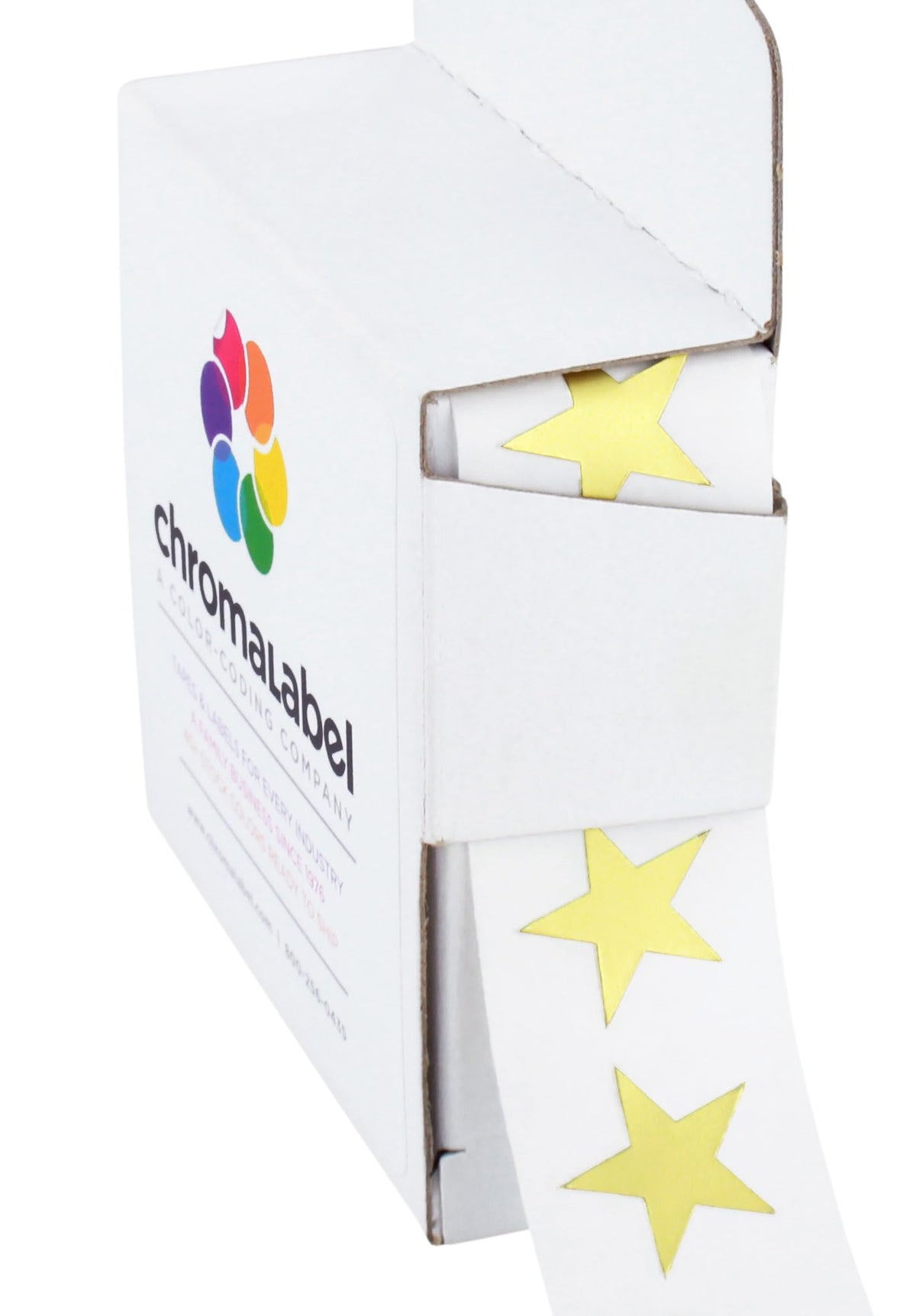 3/4 in Color-Code *STARS*, Metallic Gold
