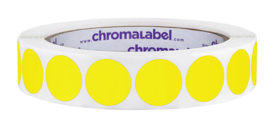 3/4" Permanent Round, Color-Code Dots: 1,000/Roll