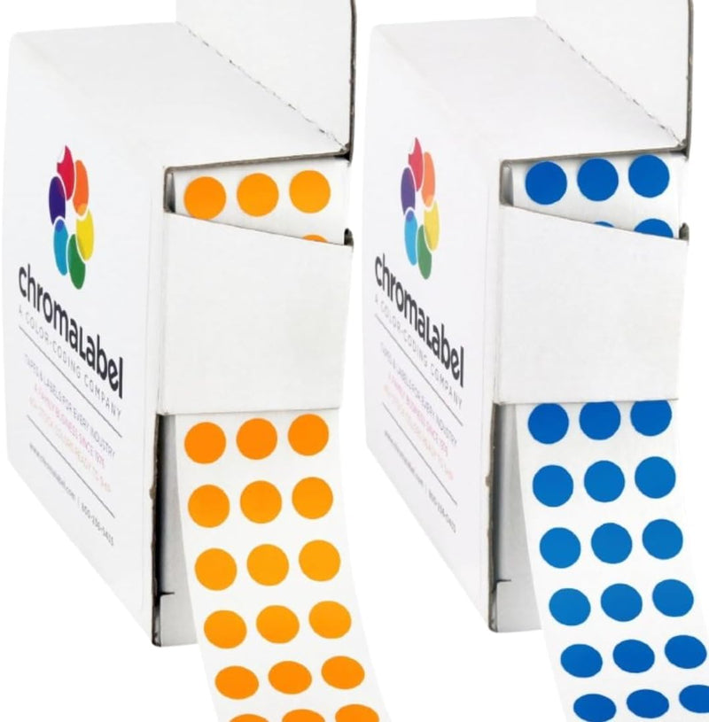 1/4" Permanent Orange and Dark Blue Kit, 2 Boxes, 1000/Box – Default Title