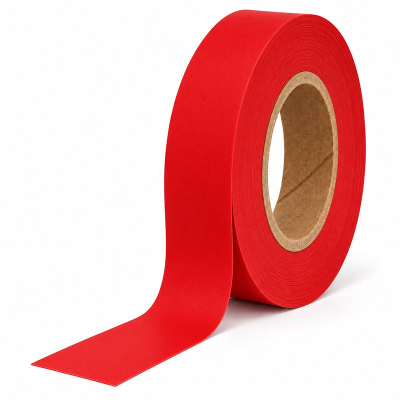 1/2" Removable Color-Code & Labeling Tape - 14 yds – Red