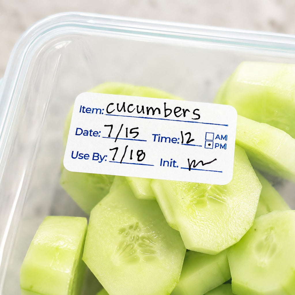 Dissolvable Food Rotation Use By Labels- 1