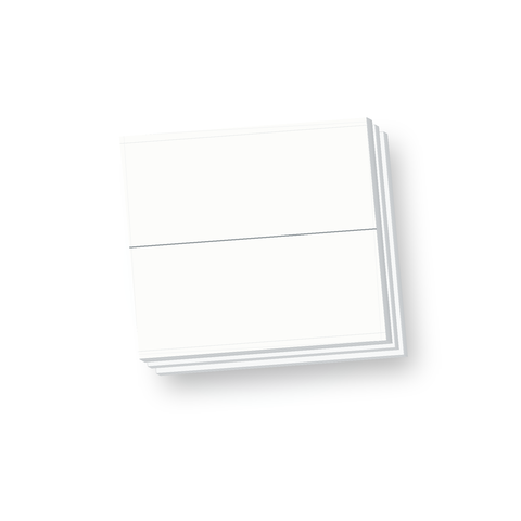8.5 x 5.5 printable white shipping label sheets - clean product image