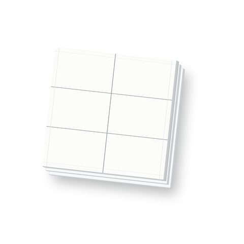 3-1/3 x 4 white printable label sheets - clean product image