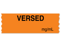 Versed Labeling Tape for Anesthesia: mg/mL - Orange - 1/2