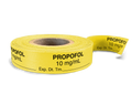 Propofol Labeling Tape for Anesthesia: 10 mg/mL Exp. Dt. Tm. - Yellow - 1/2