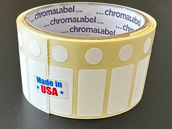 ChromaCryo Low-Temperature Printable Label Set - 1-1/4" x 5/8" Label + 3/8" Circle Label