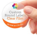 2026 Custom Clear Glossy Labels