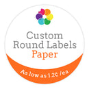 2026 Custom White Paper Labels - Matte