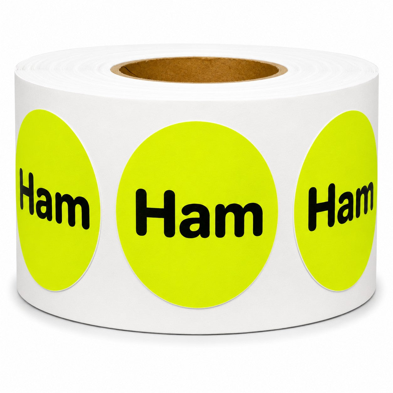 Ham Stickers for Food Labeling - 500/Roll