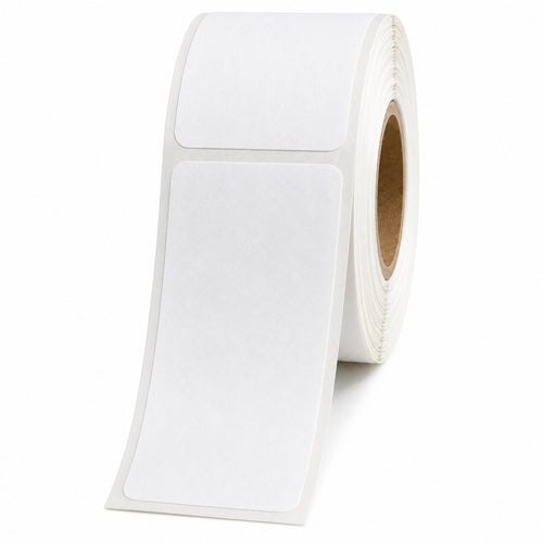 Blank Writable Dissolvable Food Labels 1" x 2" 500/Roll