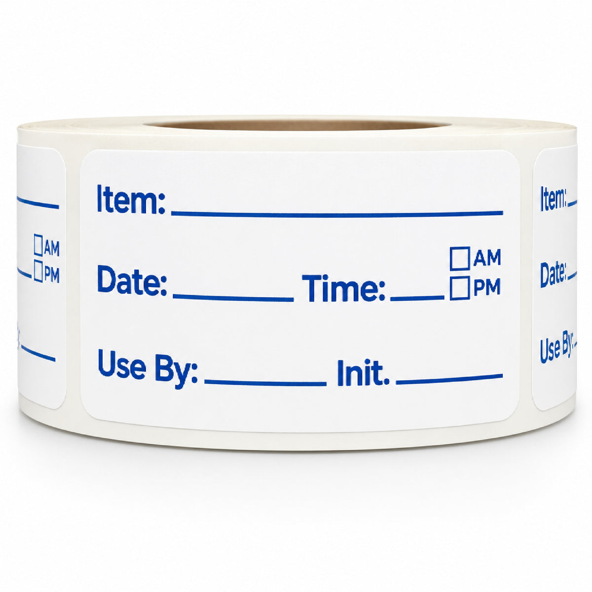 Dissolvable Food Rotation Use By Labels- 1" x 2" - 500/Roll