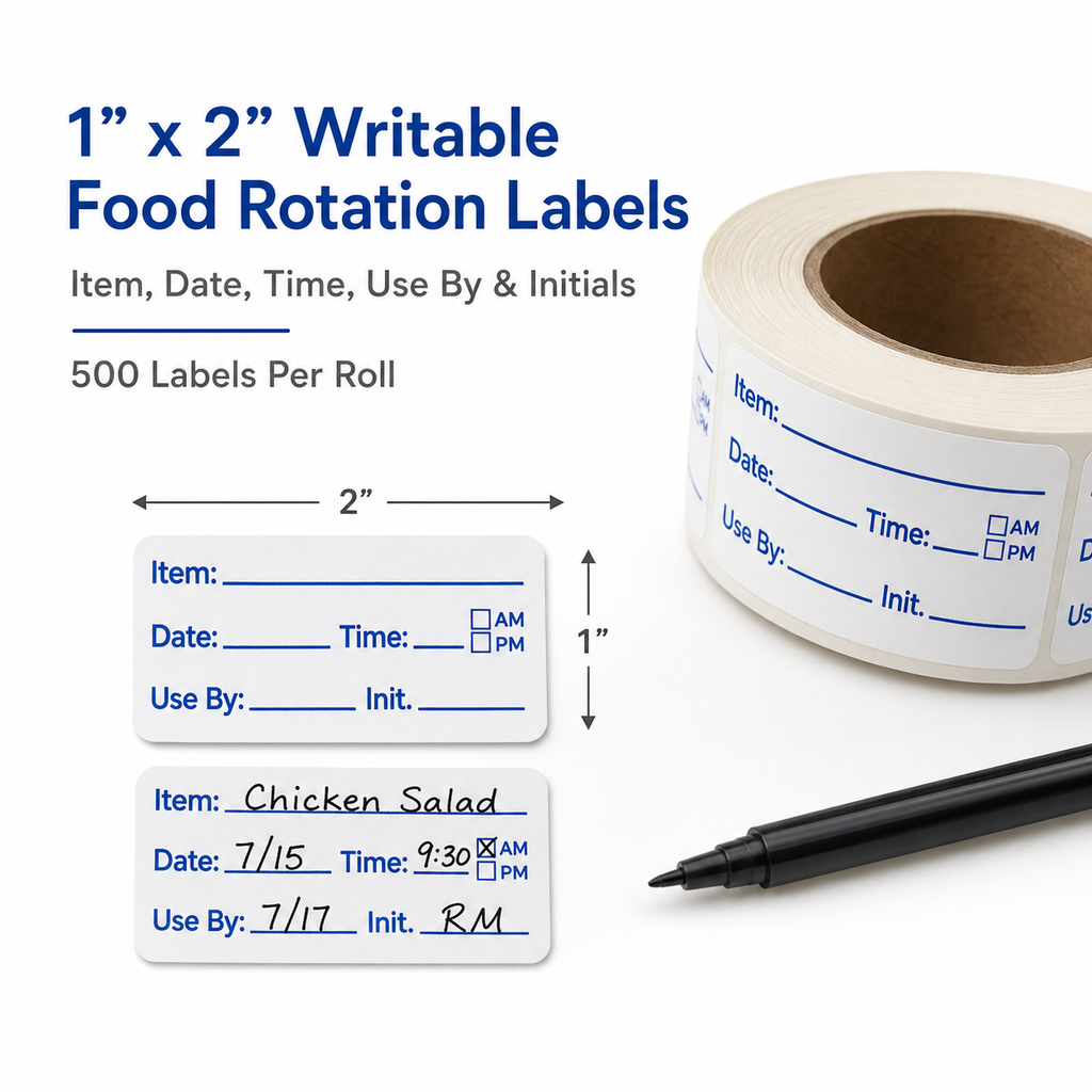 Dissolvable Food Rotation Use By Labels- 1