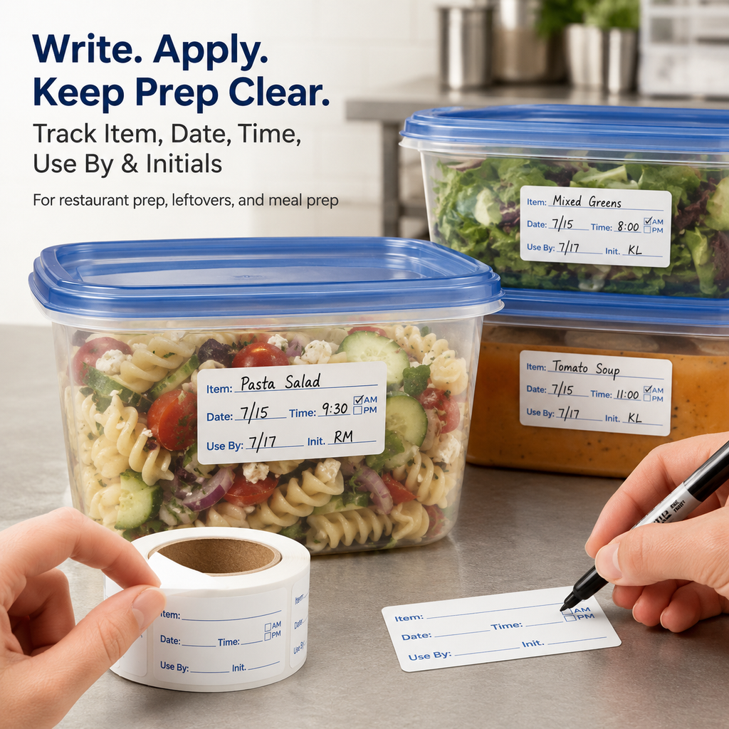 Dissolvable Food Rotation Use By Labels- 1