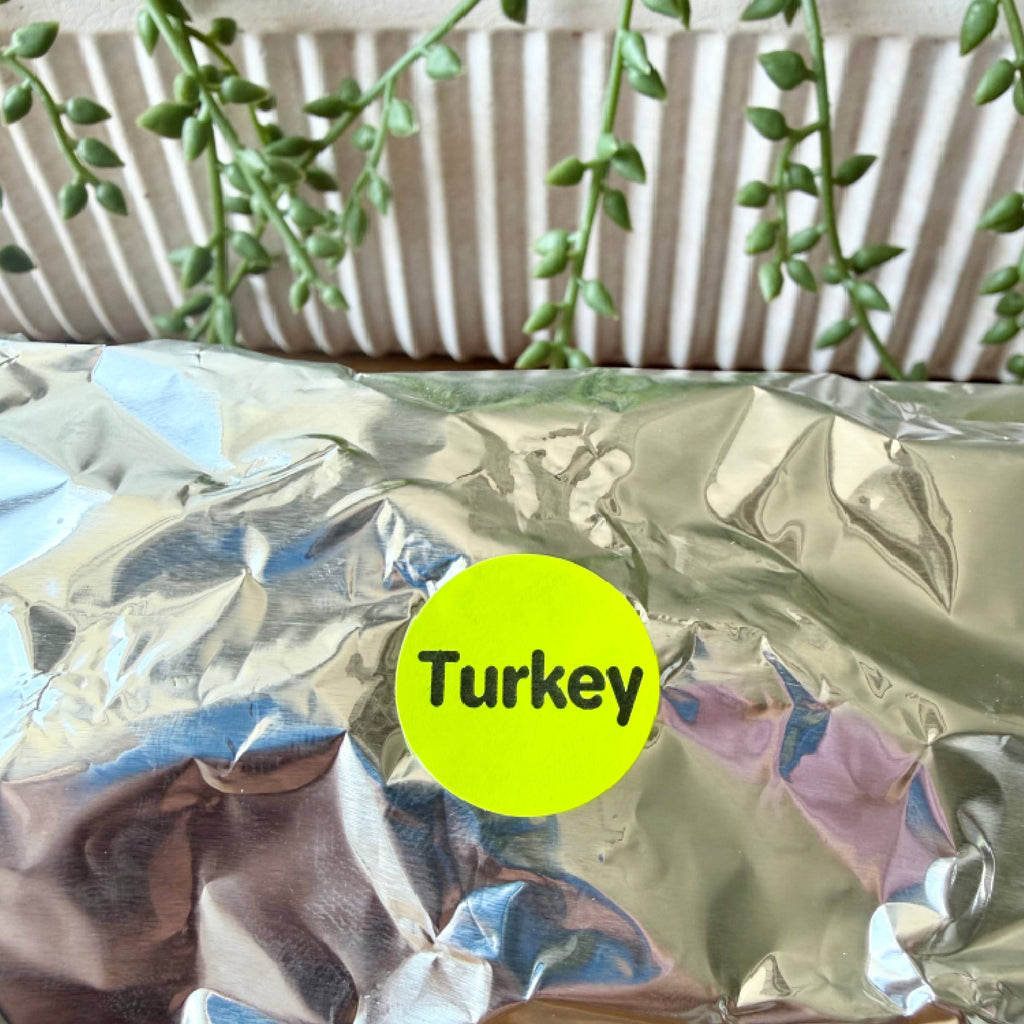 Turkey Stickers for Food Labeling - 500/Roll