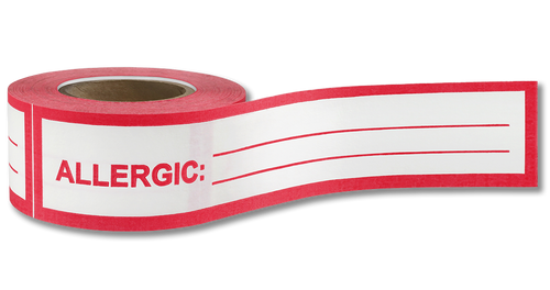 1" Patient-Allergy Notification Tape: 14 yds