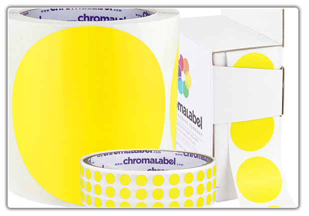 Yellow Dot Stickers