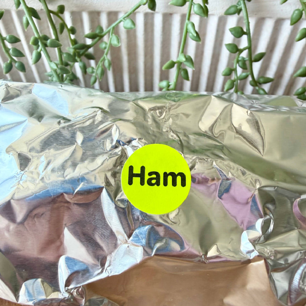 Ham Stickers for Food Labeling - 500/Roll