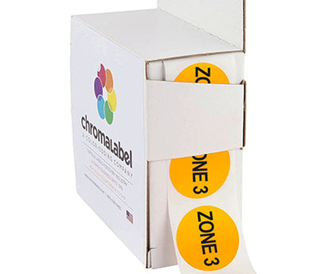 Inventory Round Warehouse Dot Labels 1