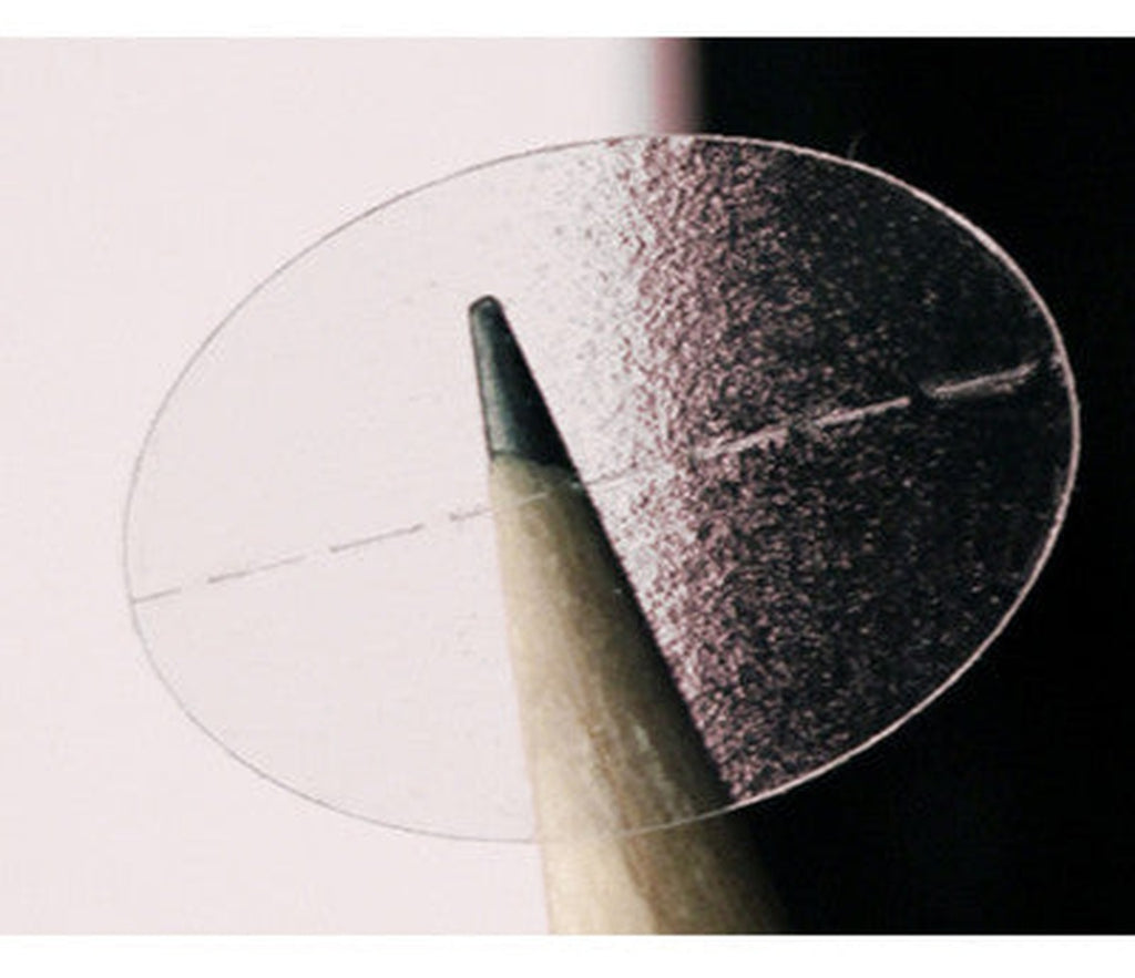 Oval Mailing Tab Wafer Seals, Crystal Clear: 5000 per Roll, Made USA Perforation? Yes - larger clean product image