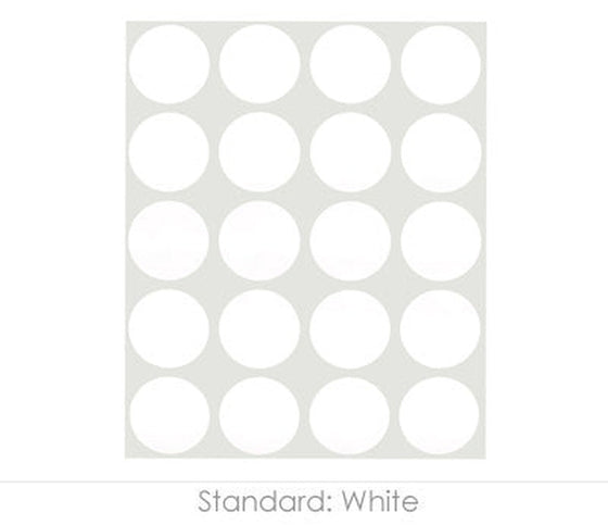 1" Permanent Round, Color-Code Dots: 1,000/Pack