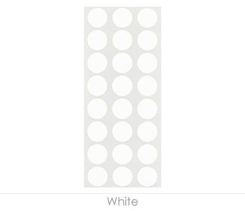 Sheets of Removable 0.5 inch Dot Labeling Stickers - 240 per Pack - larger clean product image